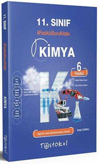 Test Okul Yayınları 11. Sınıf Fasikül Soru Kitabı 6 Fasikül Kimya
