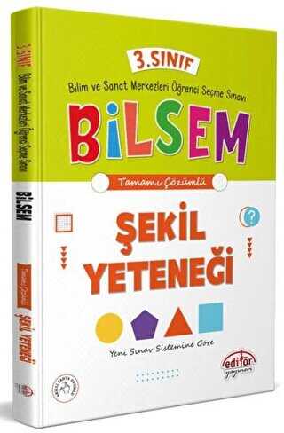 3. Sınıf Bilsem Hazırlık Şekil Yeteneği Tamamı Çözümlü