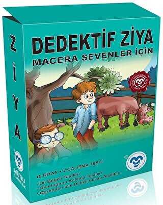 Mutlu Yayıncılık 4. Sınıf Dedektif Ziya Hikaye Seti (10 Kitap - 2 Çalışma Testi)