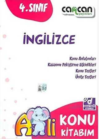 Cancan Yayınları 4. Sınıf İngilizce Konu Kitabı
