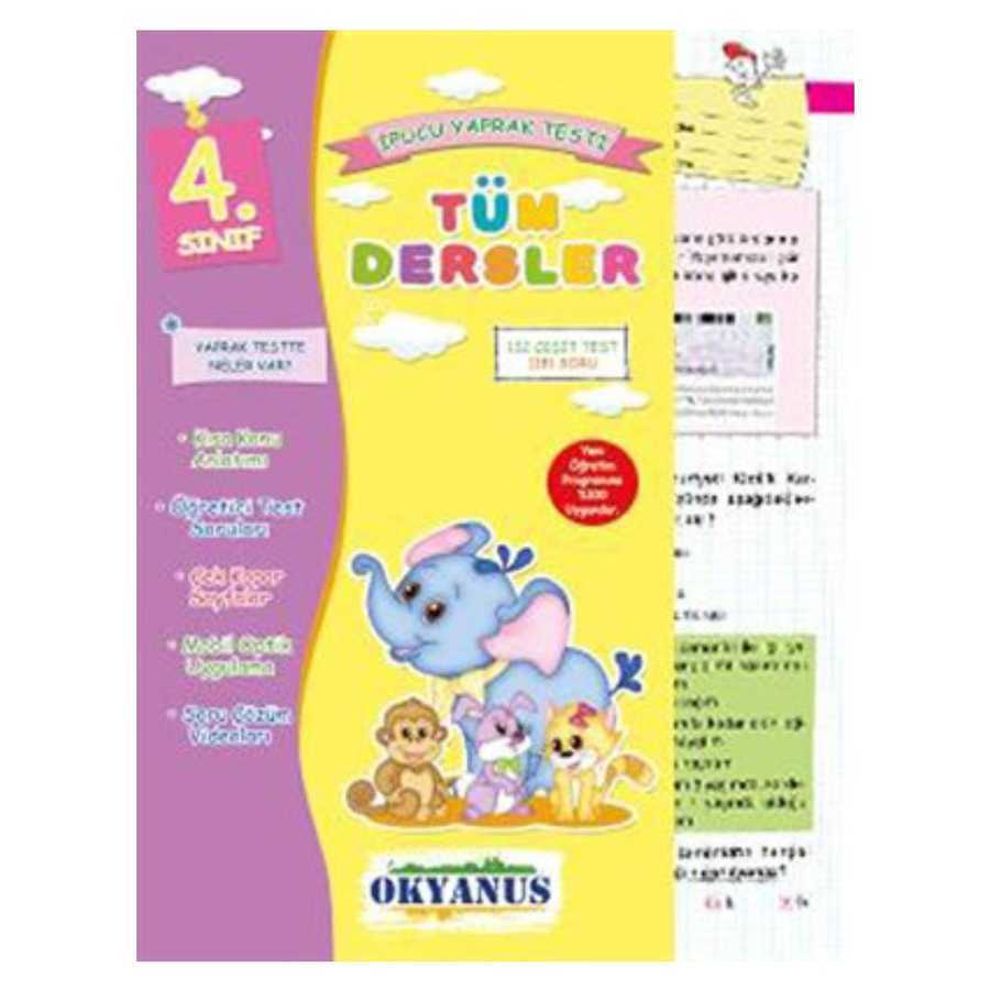 4. Sınıf Tüm Dersler İpucu Yaprak Test Okyanus Yayınları