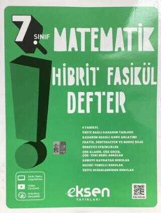 7. Sınıf Hibrit Matematik Fasikül Defter