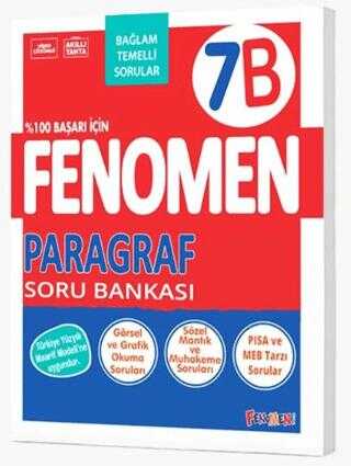 7. Sınıf Paragraf Fenomen Soru Bankası