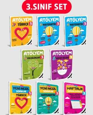 3. Sınıf Atölyem Set 8 Kitap