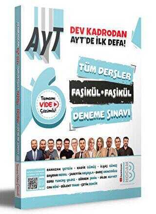 AYT Tüm Dersler Tamamı Video Çözümlü Fasikül Fasikül Deneme Sınavı