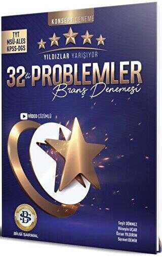 TYT MSÜ ALES KPSS DGS Problemler 32`li Branş Denemesi