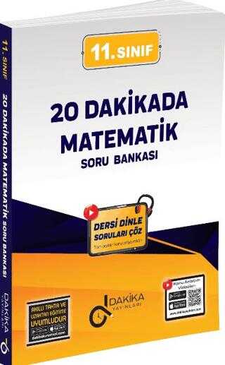 Dakika Yayınları Dakika 11. Sınıf Matematik Soru Bankası