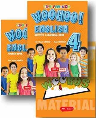 Kırmızı Beyaz Yayınları 4. Sınıf English Woo Hoo Course Book