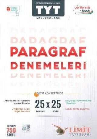 TYT MSÜ KPSS DGS Paragraf 25 X 25 Denemeleri