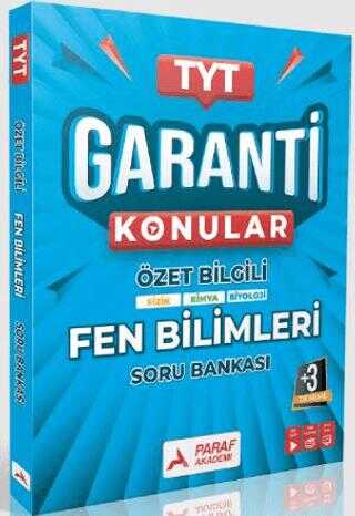 TYT Fen Bilimler Garanti Konular Soru Bankası