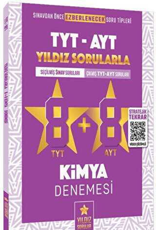 TYT AYT Kimya 8+8 Deneme Video Çözümlü