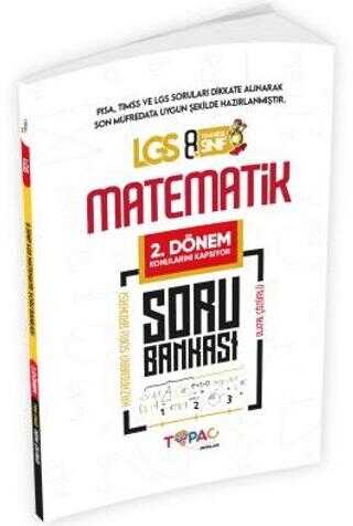 Topaç Yayınları 2025 8. Sınıf LGS Matematik 2. Dönem Soru Bankası