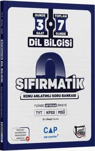 TYT KPSS MSÜ Dil Bilgisi Sıfırmatik Konu Anlatımı Soru Bankası