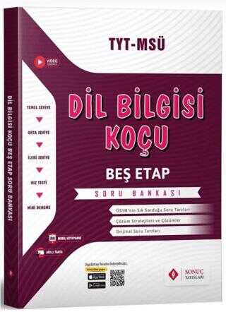 TYT MSÜ Dil Bilgisi Koçu Beş Etap Soru Bankası
