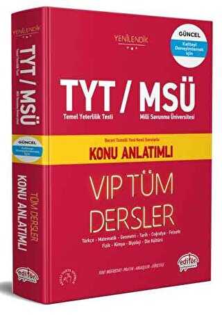 TYT MSÜ Tüm Dersler Konu Anlatımlı