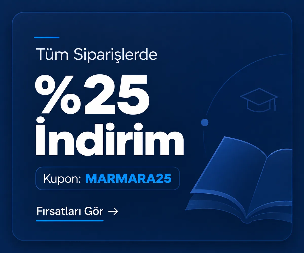 Tüm siparişlerde %25 indirim — kupon kodu MARMARA25. Fırsatları gör.